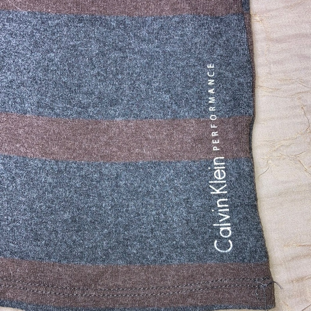 Calvin Klein Performance Striped Tee - Picture 3 of 5